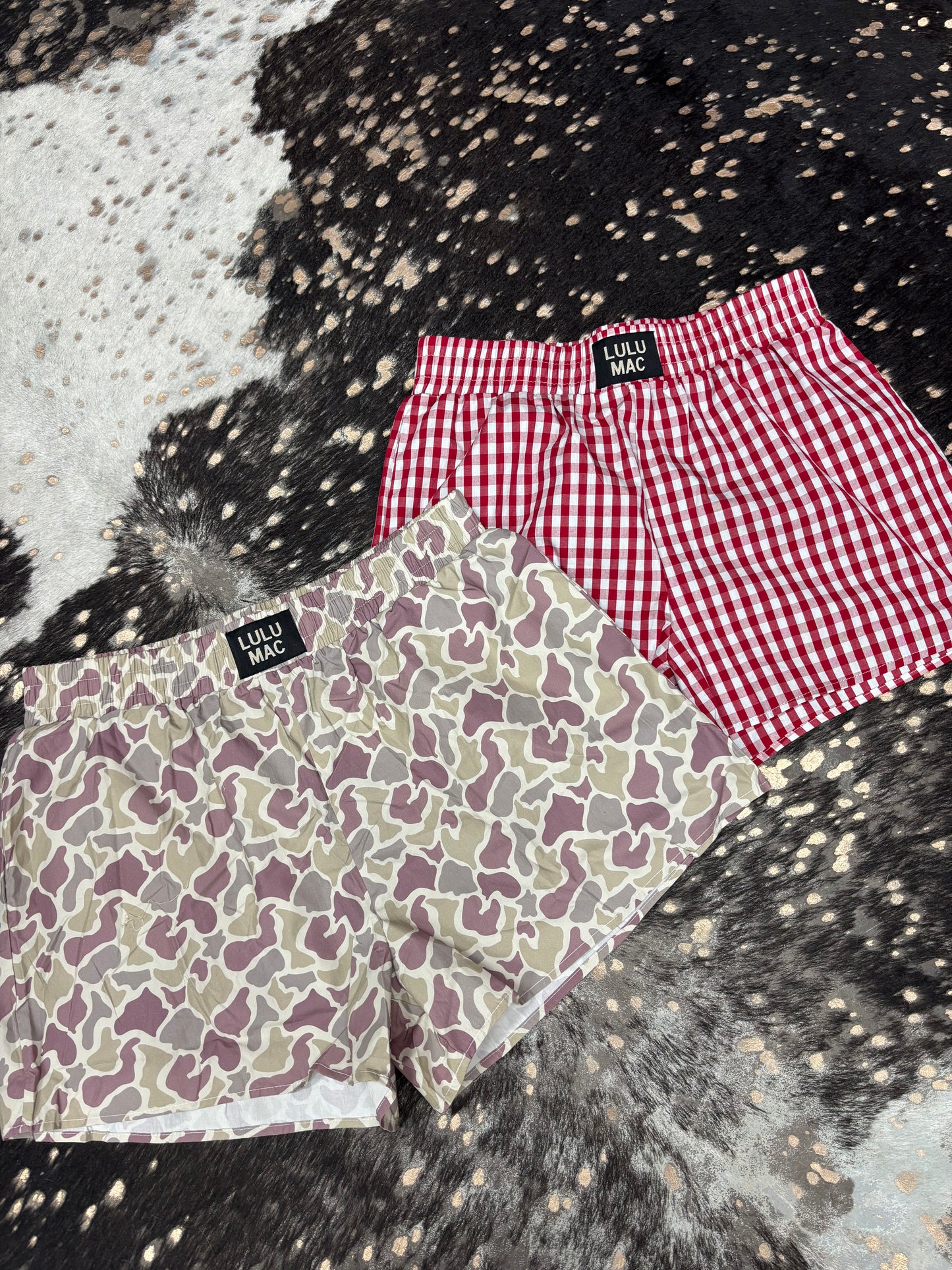 Lulu Mac Red Gingham Shorts