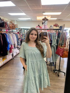 Adrian Printed Cotton Dress