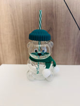 Load image into Gallery viewer, Bear Glass Iced Coffee Tumbler