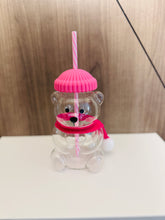 Load image into Gallery viewer, Bear Glass Iced Coffee Tumbler