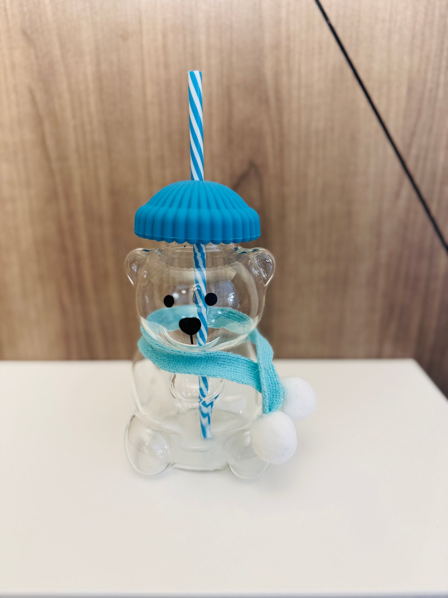 Bear Glass Iced Coffee Tumbler