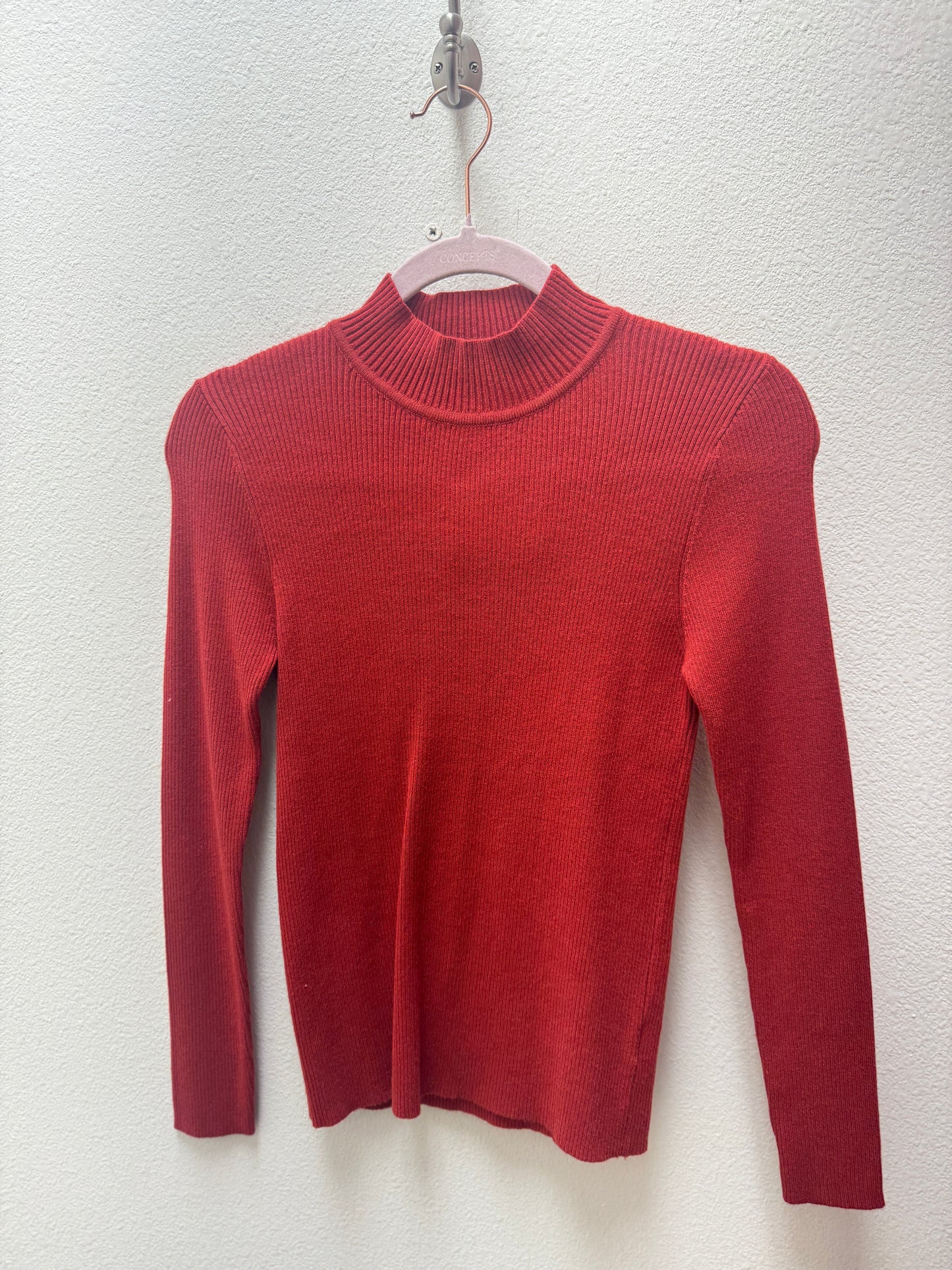 Mock Neck Long Sleeve Sweater
