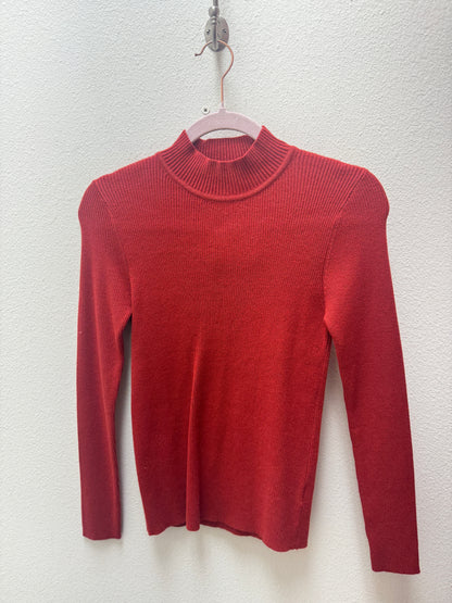 Mock Neck Long Sleeve Sweater