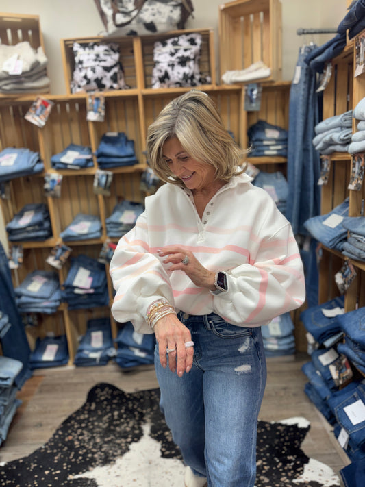 Striped Comfort Pullover