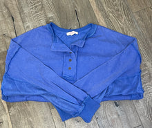 Load image into Gallery viewer, Pretty Cozy Placket Collar Pullover
