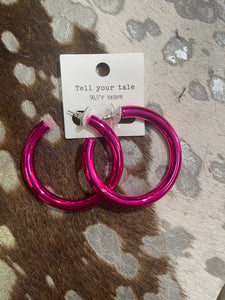 Stand Out Metallic Hoops