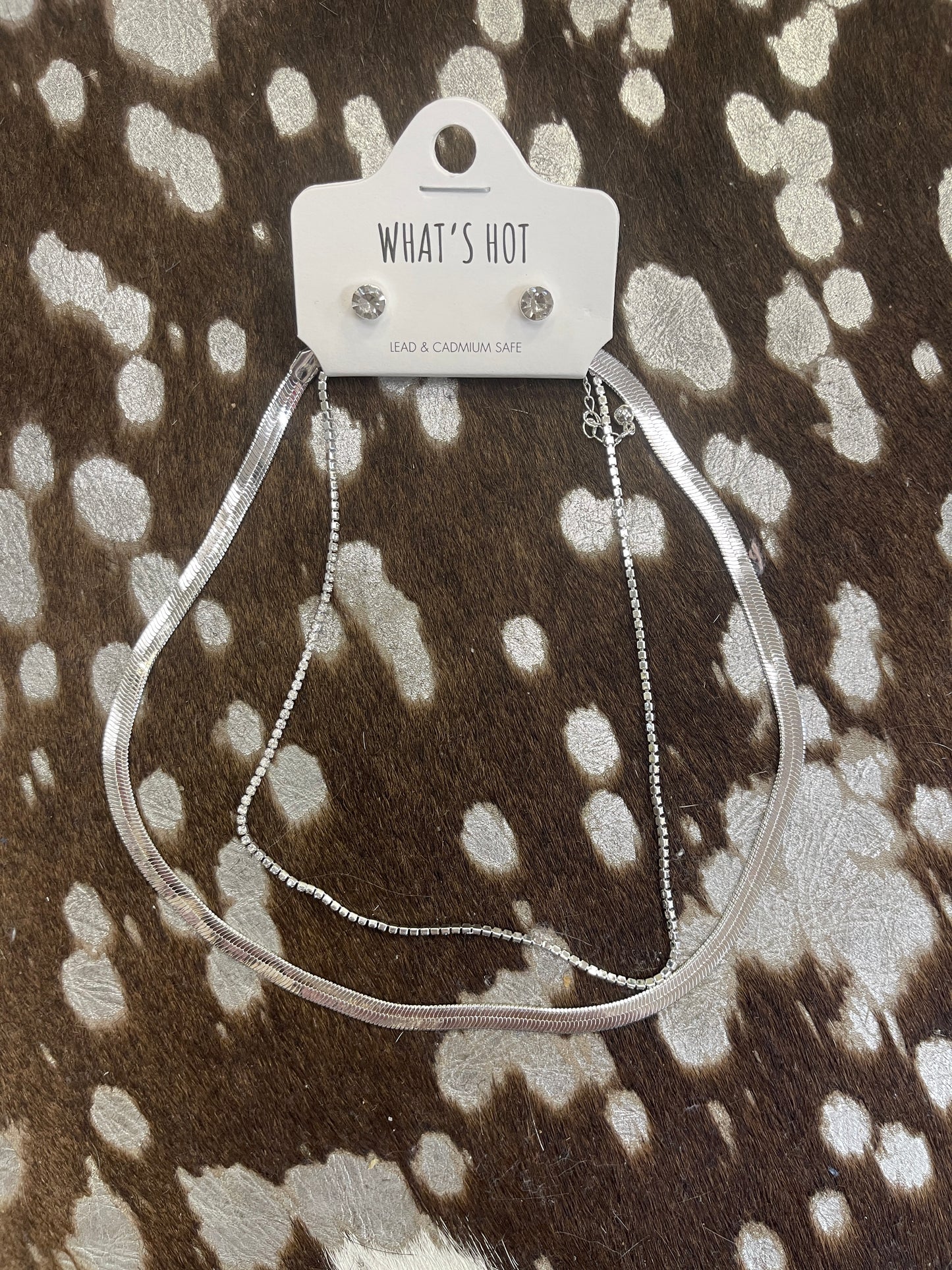 Dual Statement Chain Necklace