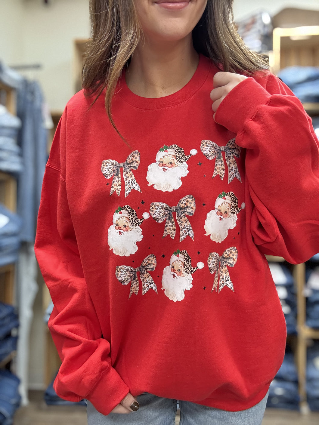 Christmas Print Sweatshirt