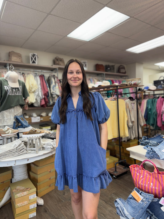 Ruffled Charm Babydoll Dress