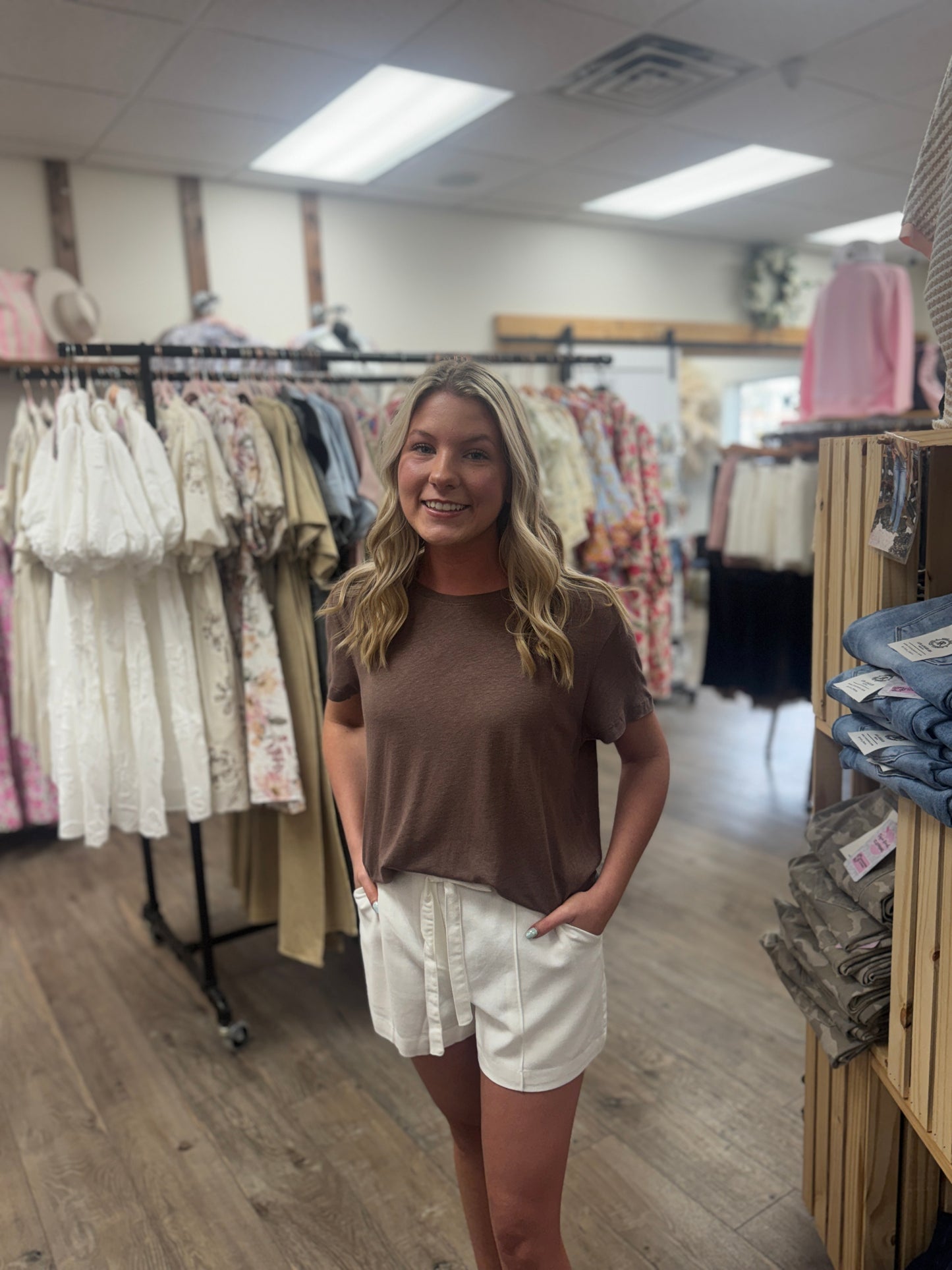 Sweetly Sophisticated Belted Shorts
