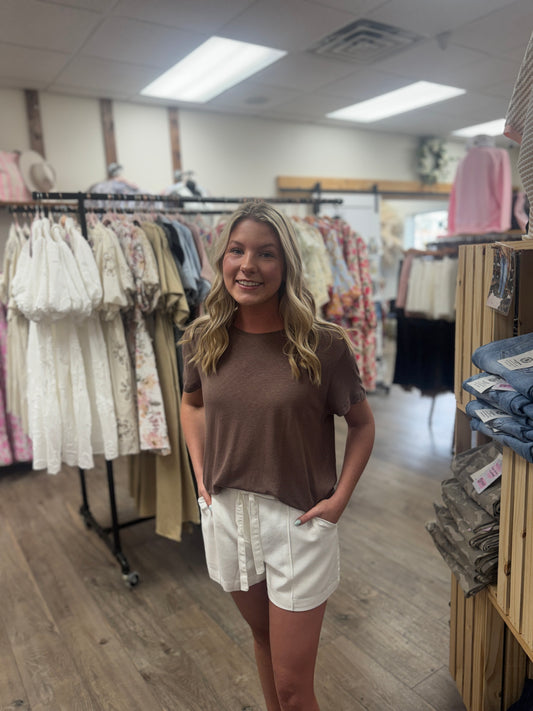 Sweetly Sophisticated Belted Shorts
