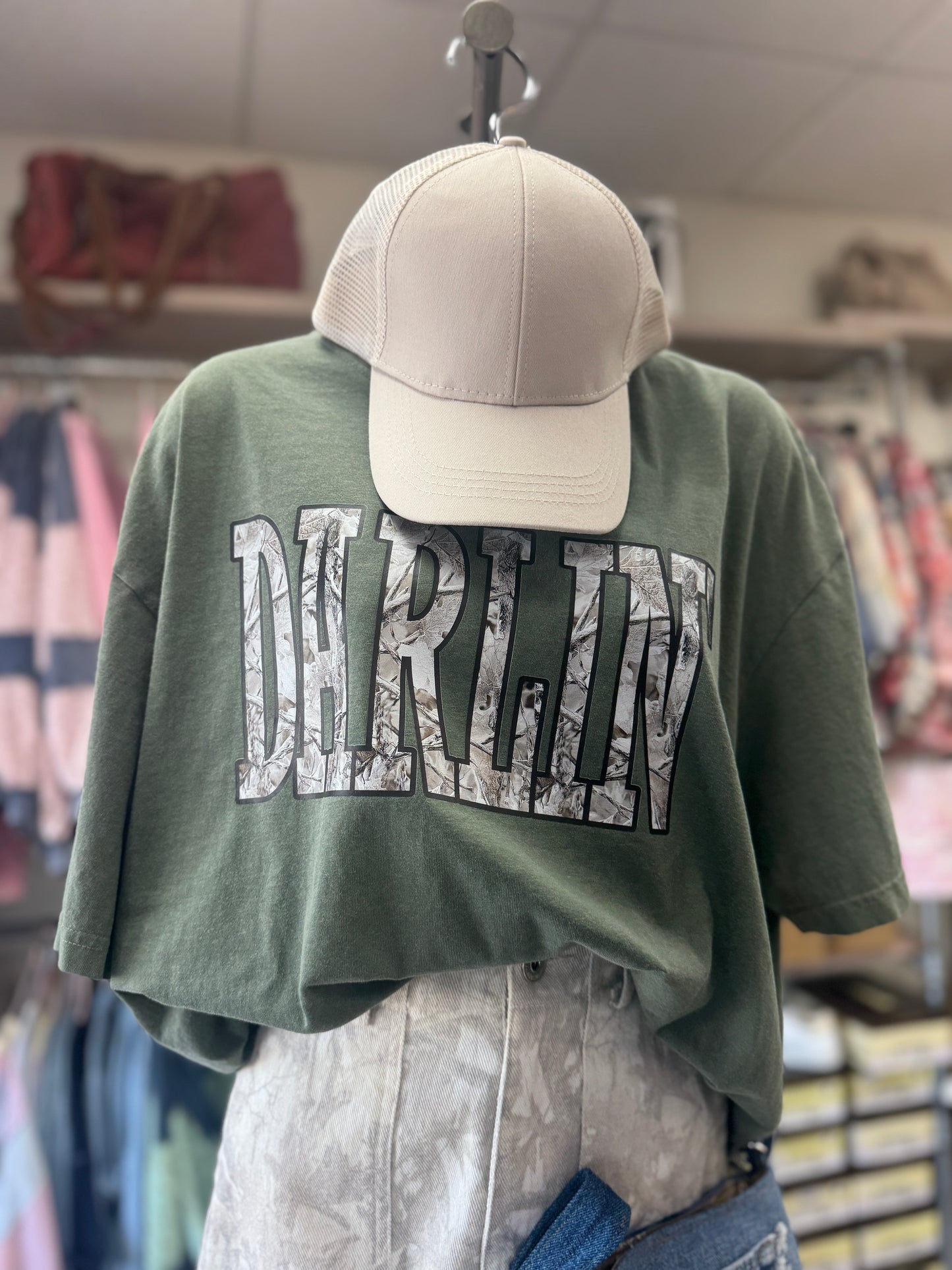 Camo Darlin Comfort Colors Tee