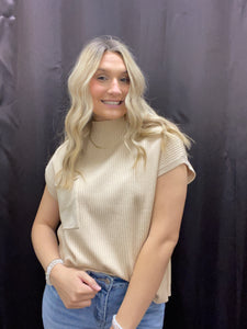 Lindsey Pocket Ribbed Sweater