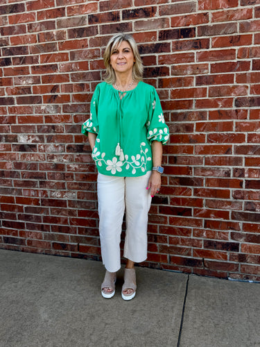 Petal Stitch Top