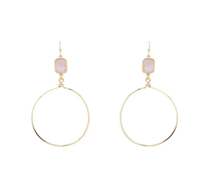 Golden Halo Hoops