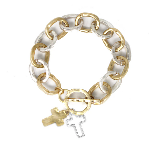 Faithfully Linked Bracelet