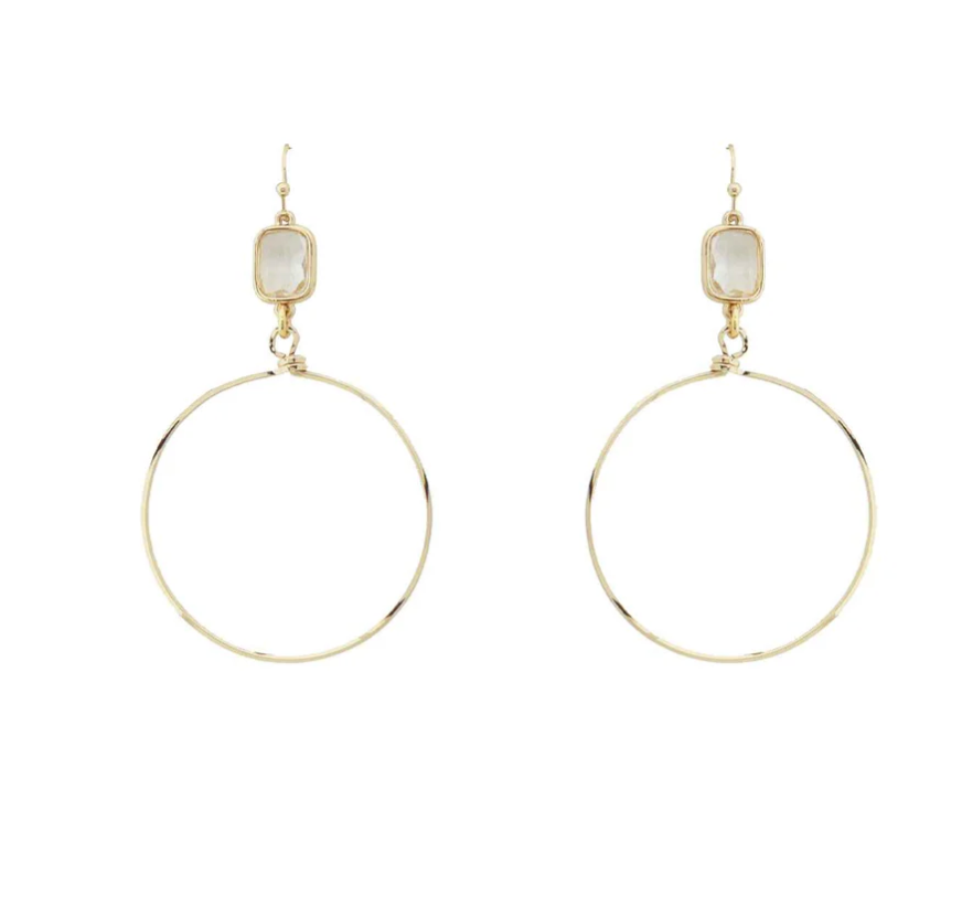 Golden Halo Hoops
