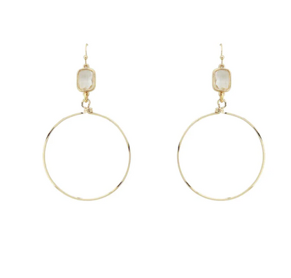 Golden Halo Hoops