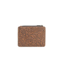 Load image into Gallery viewer, Myra Wonder Trail Credit Card Wallet in Caramel