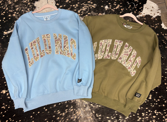 Camo Lulu Mac Sweatshirt