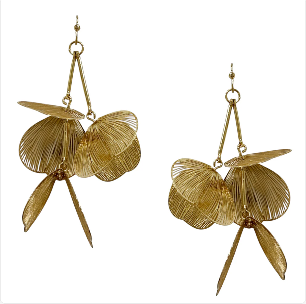 Vacay Glam Textured Earrings
