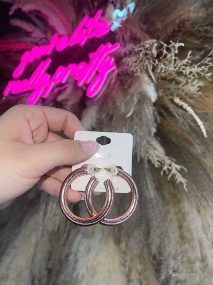 Stand Out Metallic Hoops