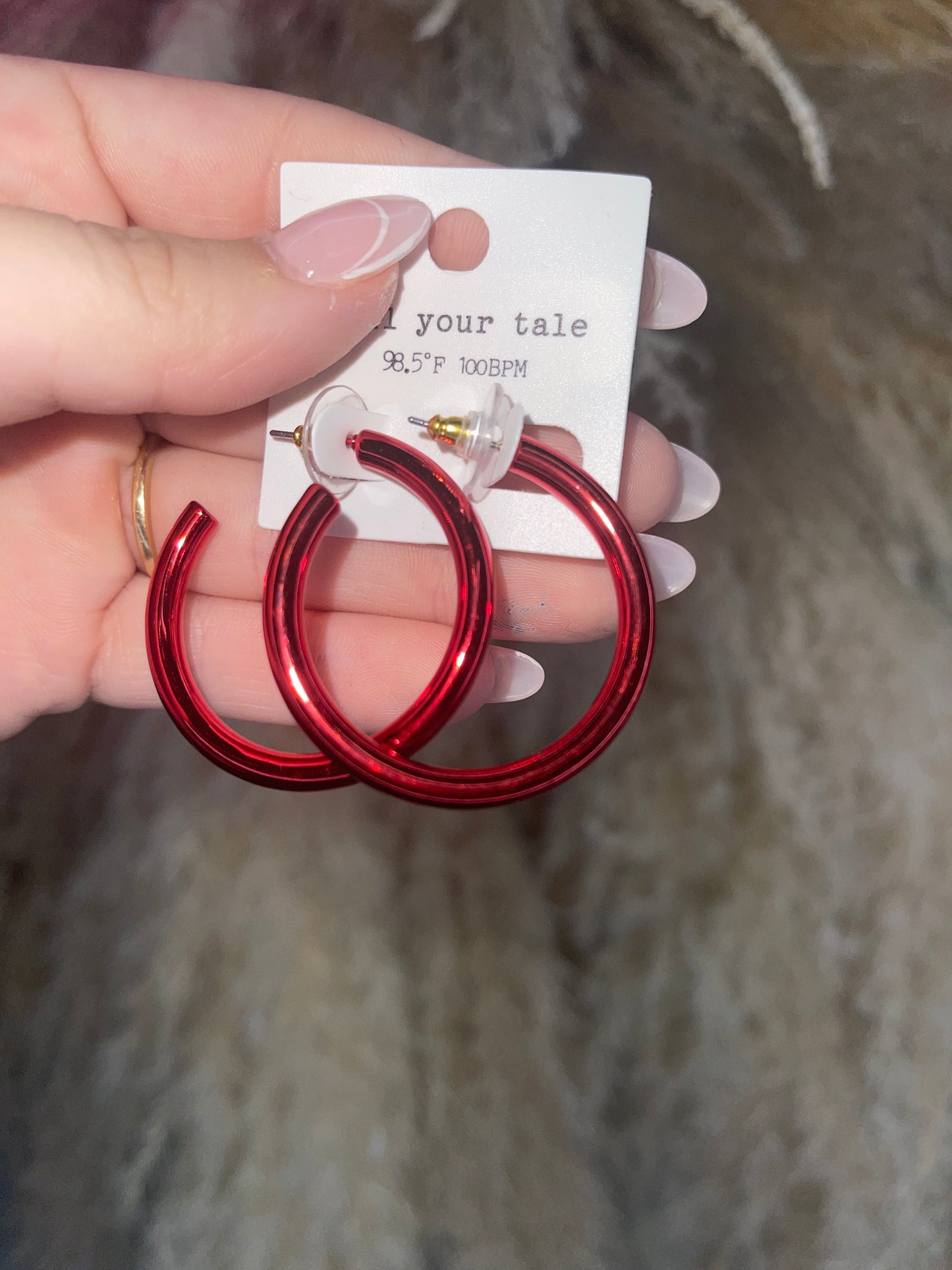 Stand Out Metallic Hoops