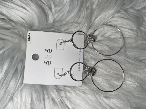 Textured Knot Circle Hoops
