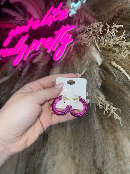 Stand Out Metallic Hoops