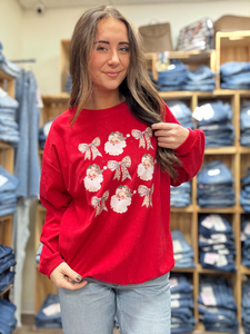 Christmas Print Sweatshirt