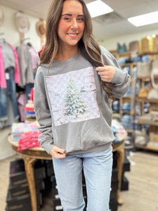 Christmas Print Sweatshirt