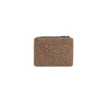 Load image into Gallery viewer, Myra Wonder Trail Credit Card Wallet in Caramel