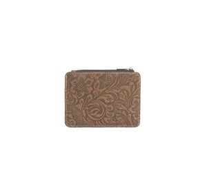 Myra Wonder Trail Credit Card Wallet in Caramel