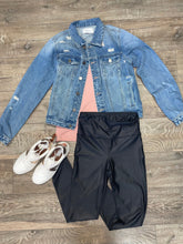 Load image into Gallery viewer, Distressed Denim Jacket