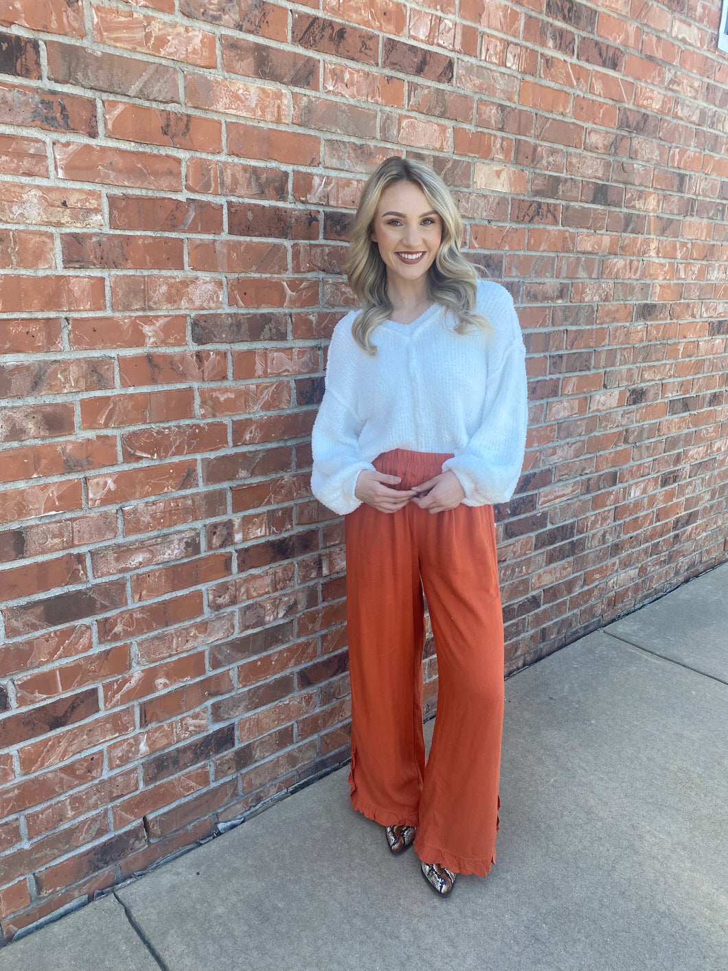 Ruffle Pants