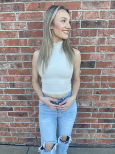 Mock Neck Top