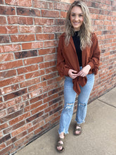 Load image into Gallery viewer, Fallon Long Sleeve Tie Blouse