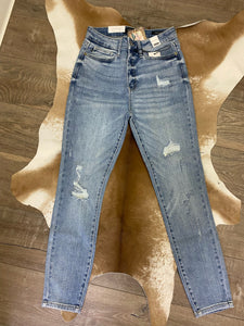 Judy Blue High Waist Destroyed Skinnies