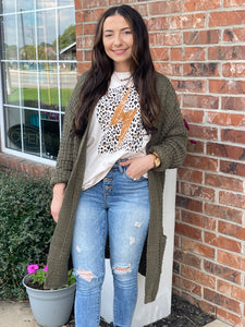 Waffle Knit Cardigans
