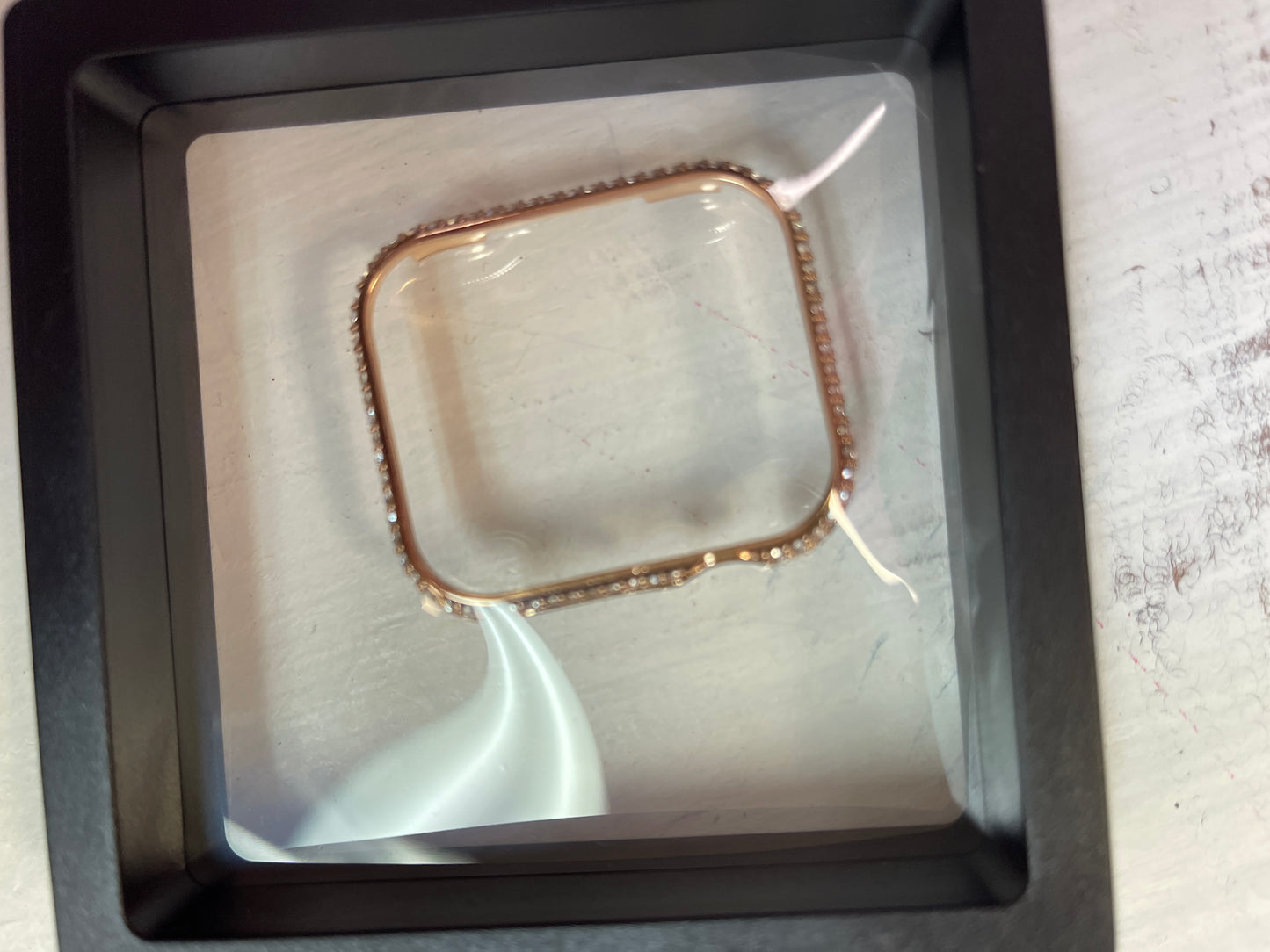 Metal Rhinestone Apple Watch Case