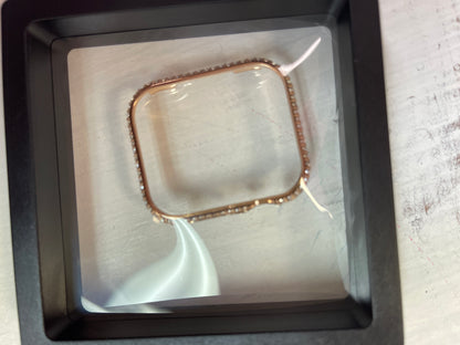 Metal Rhinestone Apple Watch Case