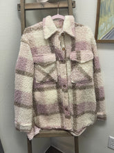 Load image into Gallery viewer, Teddy Plaid Shacket