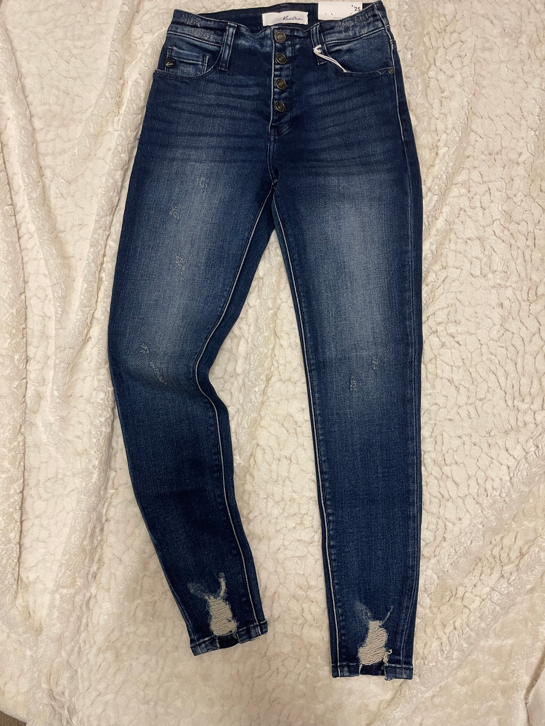 KanCan HR Super Skinny with distressing